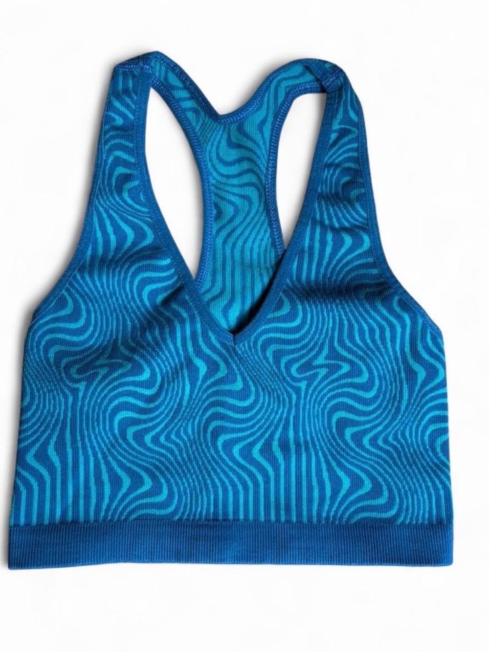 Free People Movement Sz. XS Free Throw Jacquard Knit Crop Tank. Racerback style.